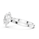 1.8 Carat Heart Cut Moissanite Ring