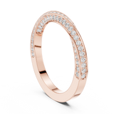 Twisted Moissanite Band