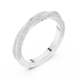 Twisted Moissanite Band