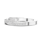 Twisted Moissanite Band