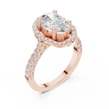 2.5 Carat Royal Oval Cut Moissanite Ring