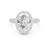 2.5 Carat Royal Oval Cut Moissanite Ring