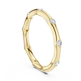 2.3 mm Cartier Inspired Moissanite Band