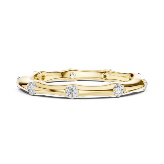 2.3 mm Cartier Inspired Moissanite Band
