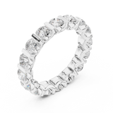 3.8 mm Fine Moissanite Band