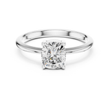 1 Carat Elegant Oval Cut Moissanite Ring