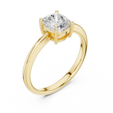 1 Carat Elegant Oval Cut Moissanite Ring