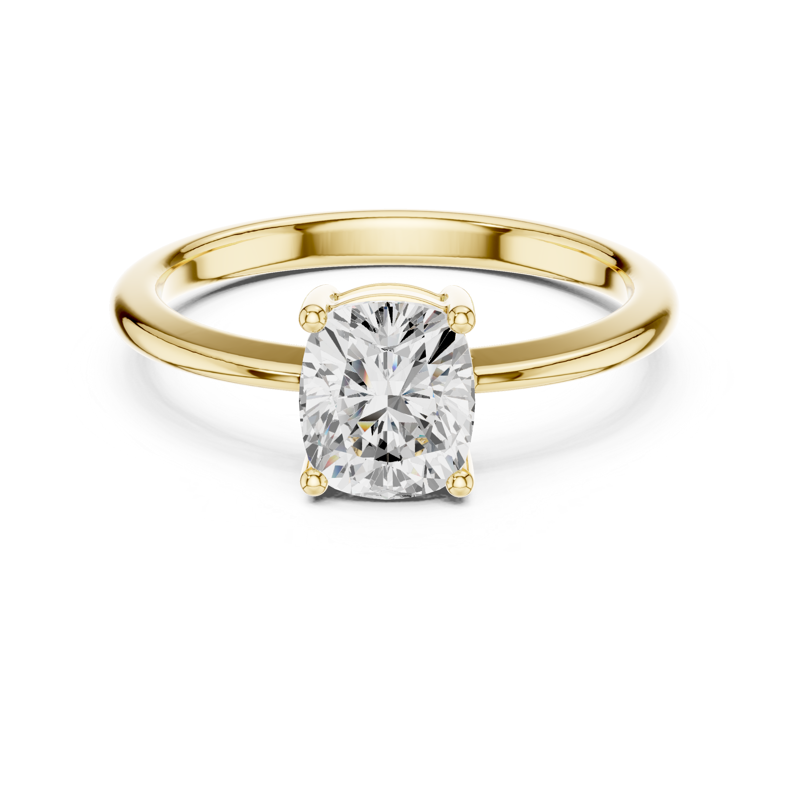 1 Carat Elegant Oval Cut Moissanite Ring