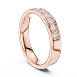 3.86 mm Fancy Moissanite Band