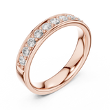3.86 mm Fancy Moissanite Band