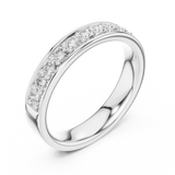 3.86 mm Fancy Moissanite Band
