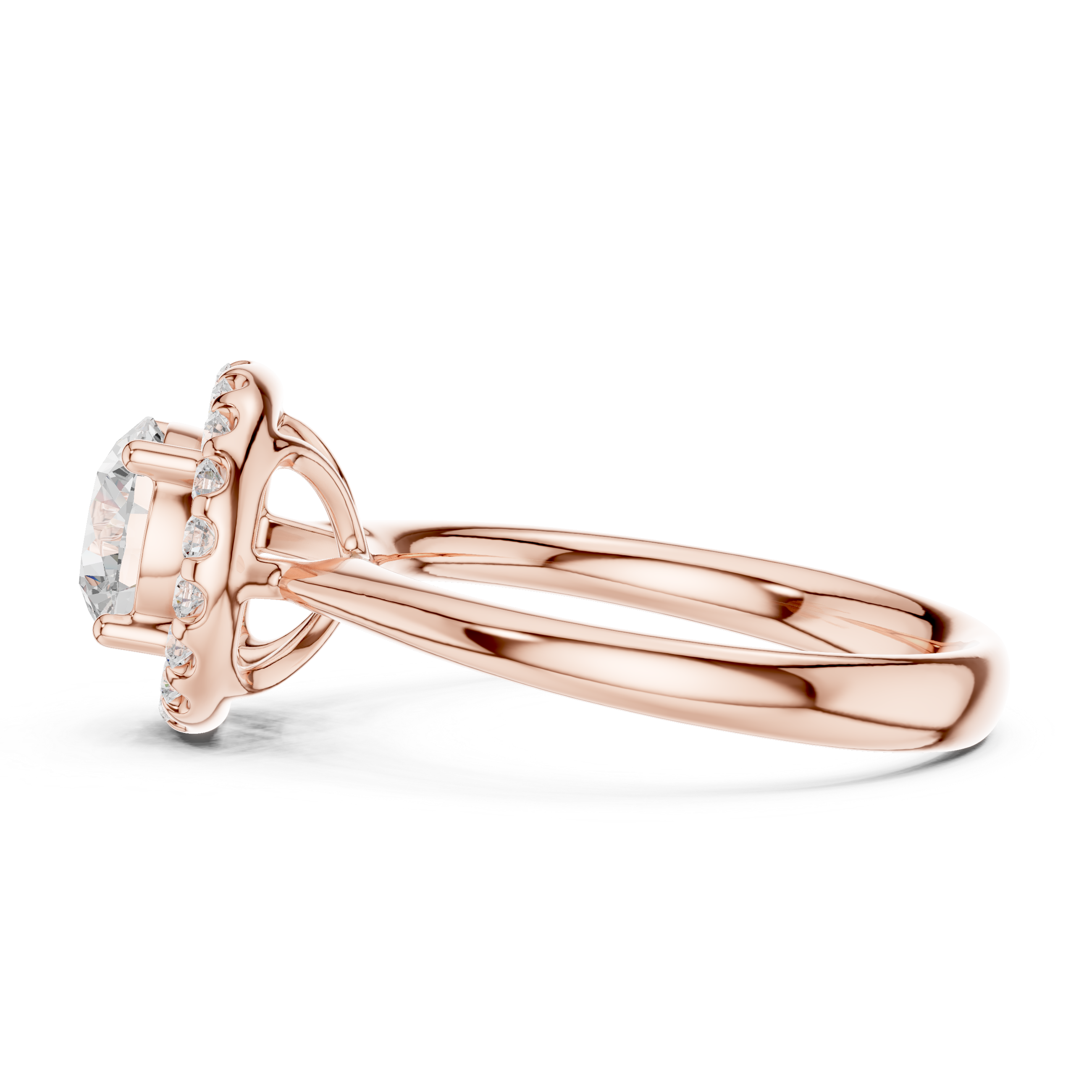 2 Carat Exquisite Round Cut Moissanite Ring