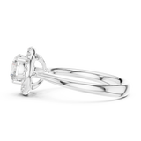 2 Carat Exquisite Round Cut Moissanite Ring