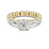 2.7 Carat Round Cut Moissanite Ring