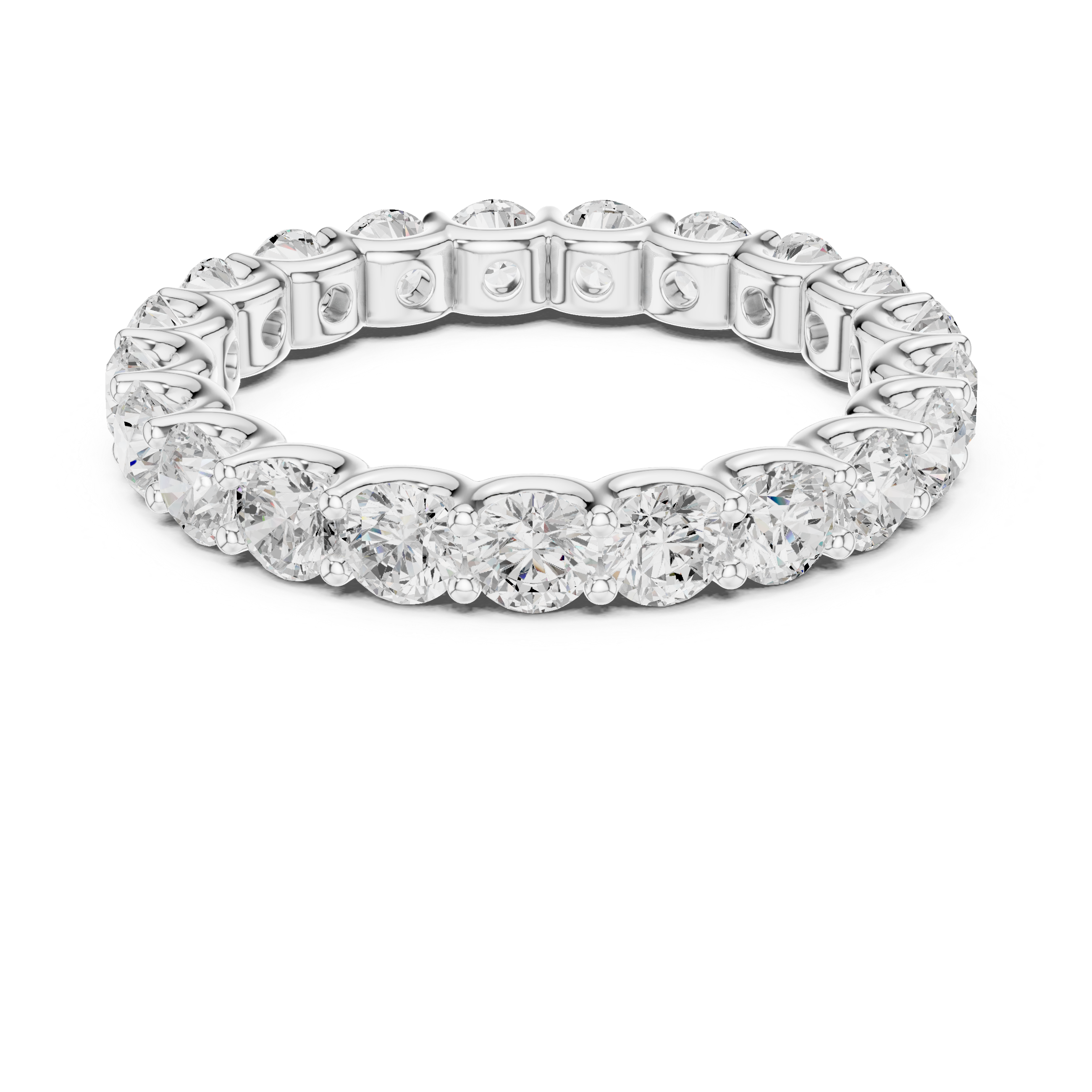 2 carat - 2.9 mm Royal Moissanite Band