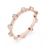 2.7 mm Cartier Inspired Moissanite Band