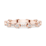 2.7 mm Cartier Inspired Moissanite Band