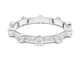 2.7 mm Cartier Inspired Moissanite Band