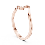 1.6 mm Elegant Moissanite Ring