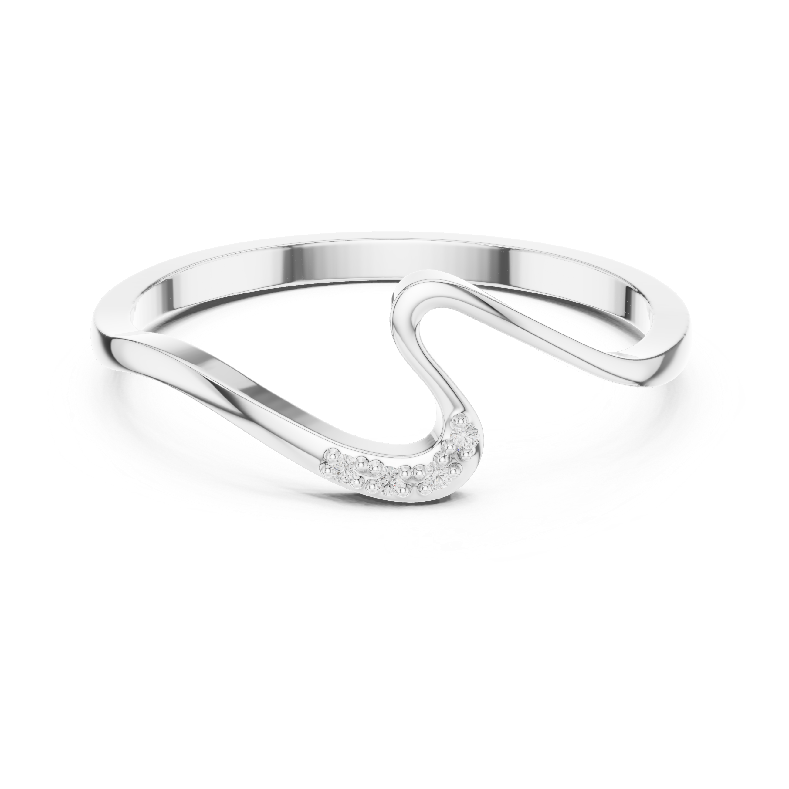 1.6 mm Elegant Moissanite Ring