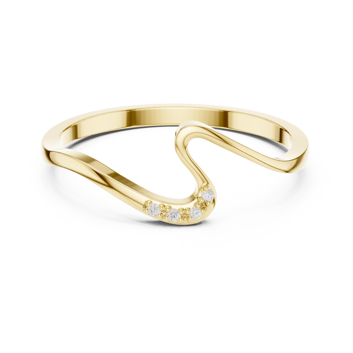 1.6 mm Elegant Moissanite Ring