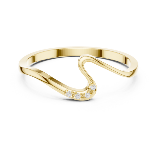1.6 mm Elegant Moissanite Ring