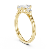 1.2 Carat Marquise Cut Moissanite Ring
