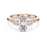 1.2 Carat Marquise Cut Moissanite Ring
