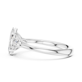 1.2 Carat Marquise Cut Moissanite Ring