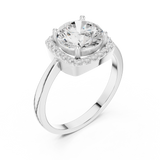 2.2 Carat Fancy Moissanite Ring