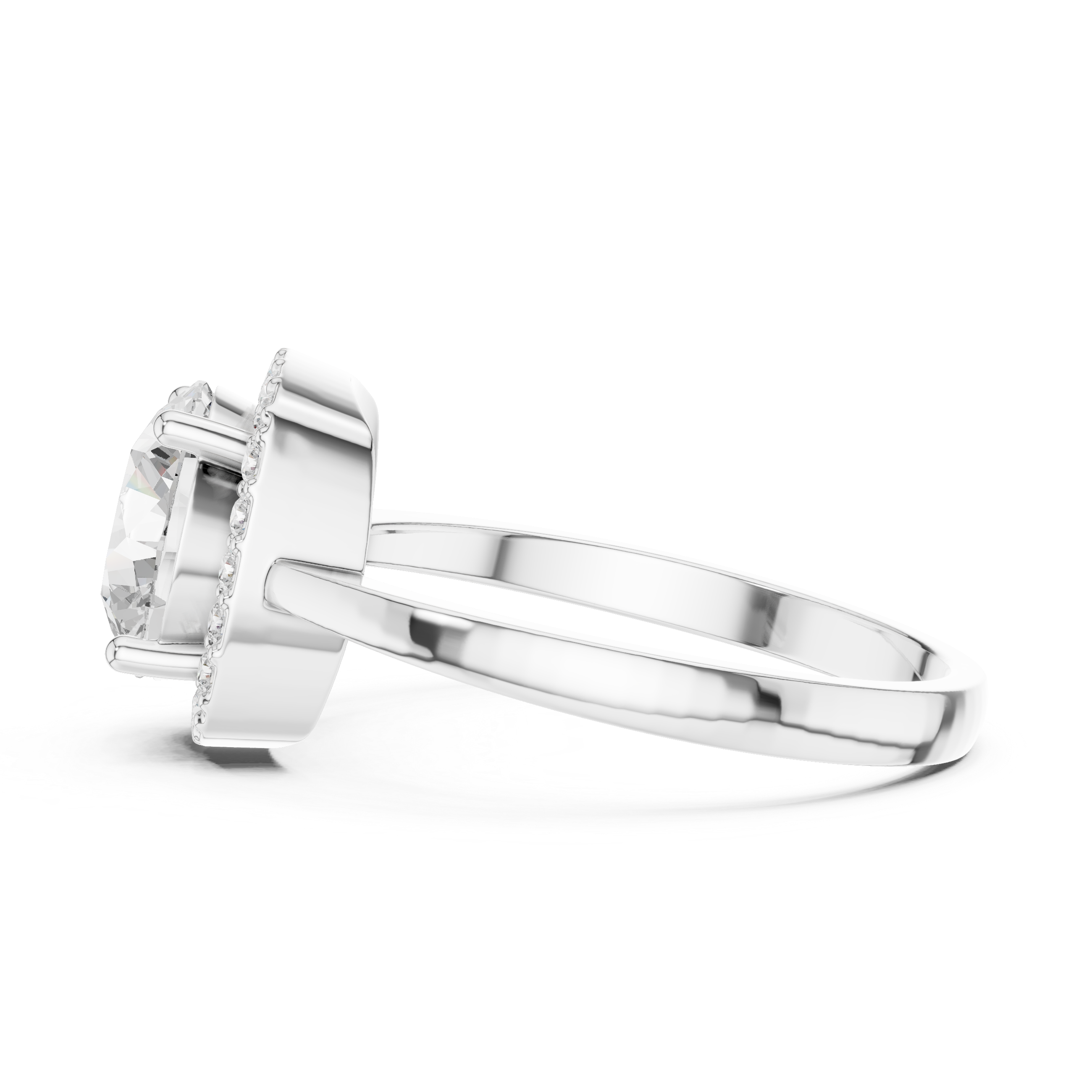 2.2 Carat Fancy Moissanite Ring
