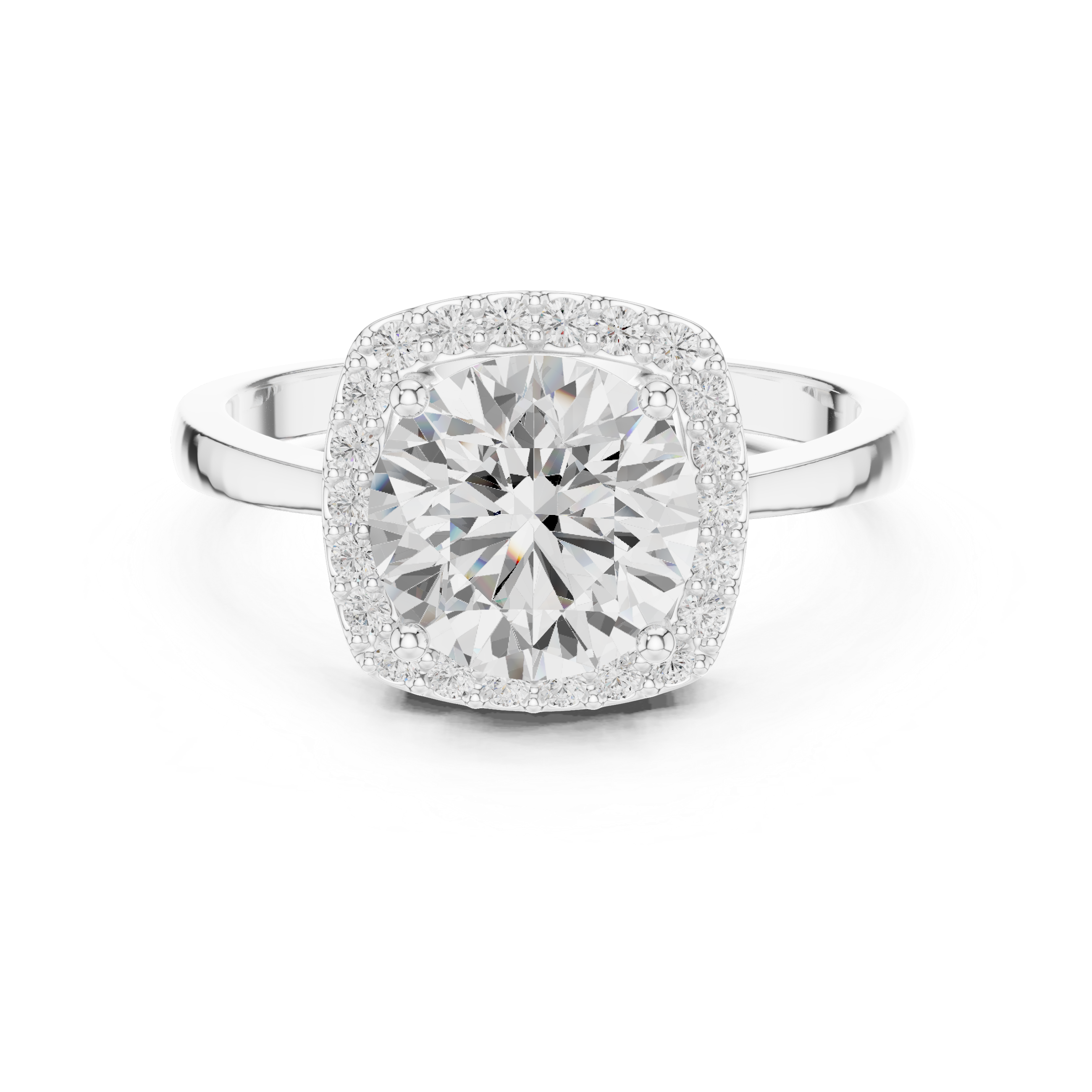 2.2 Carat Fancy Moissanite Ring