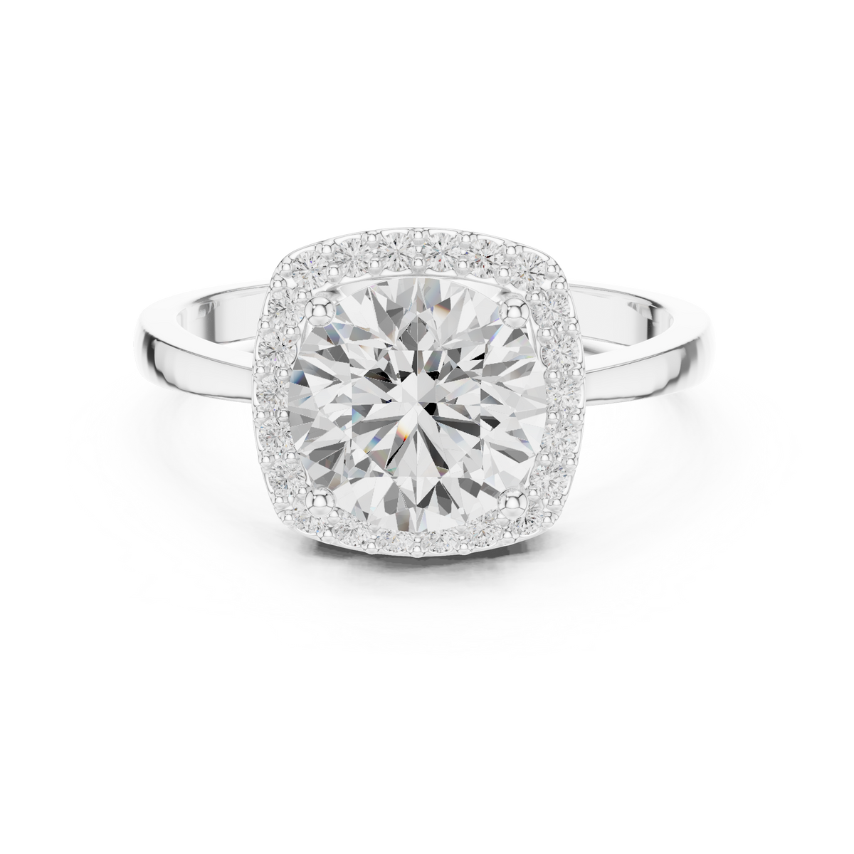 2.2 Carat Fancy Moissanite Ring
