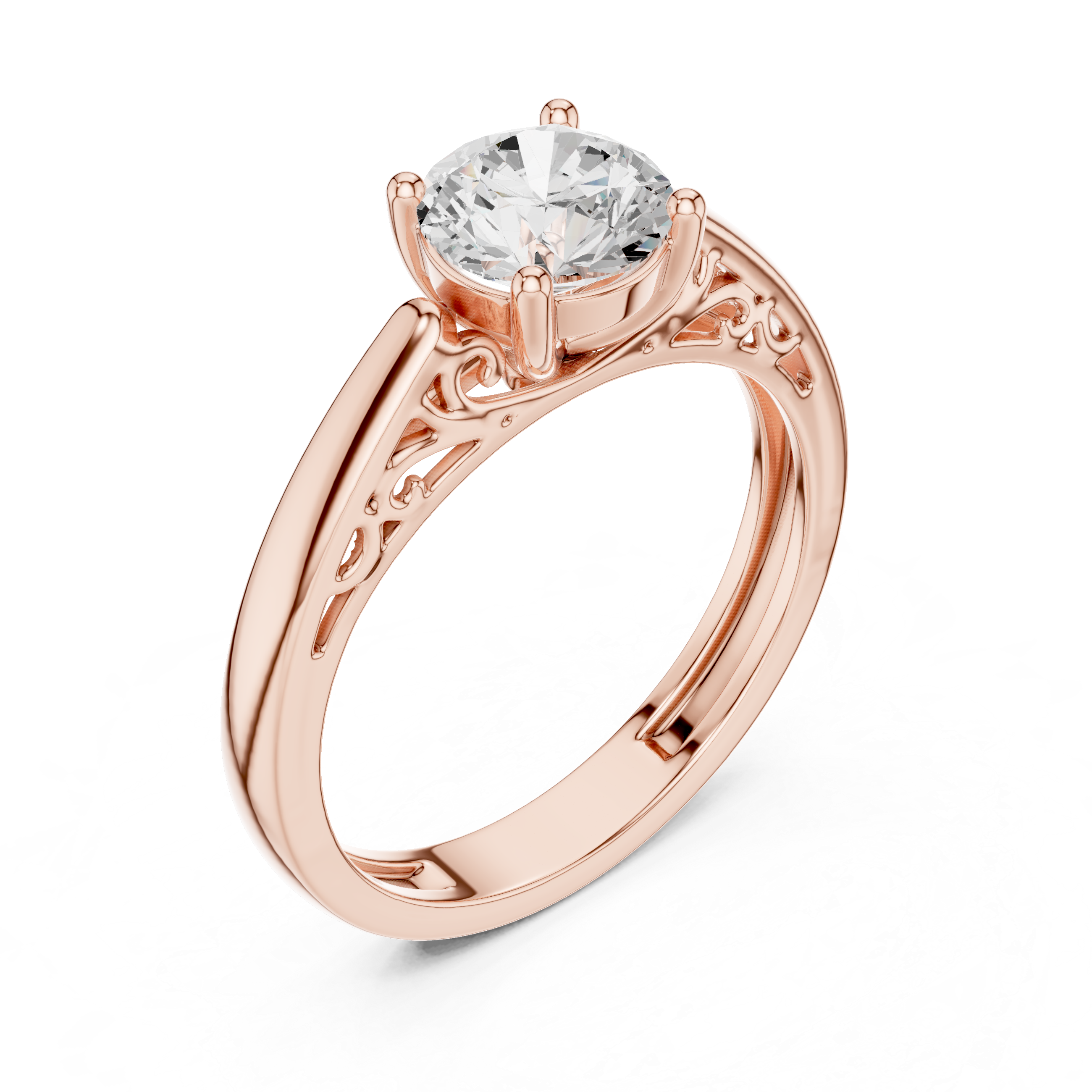 1.3 Carat Designer Moissanite Ring