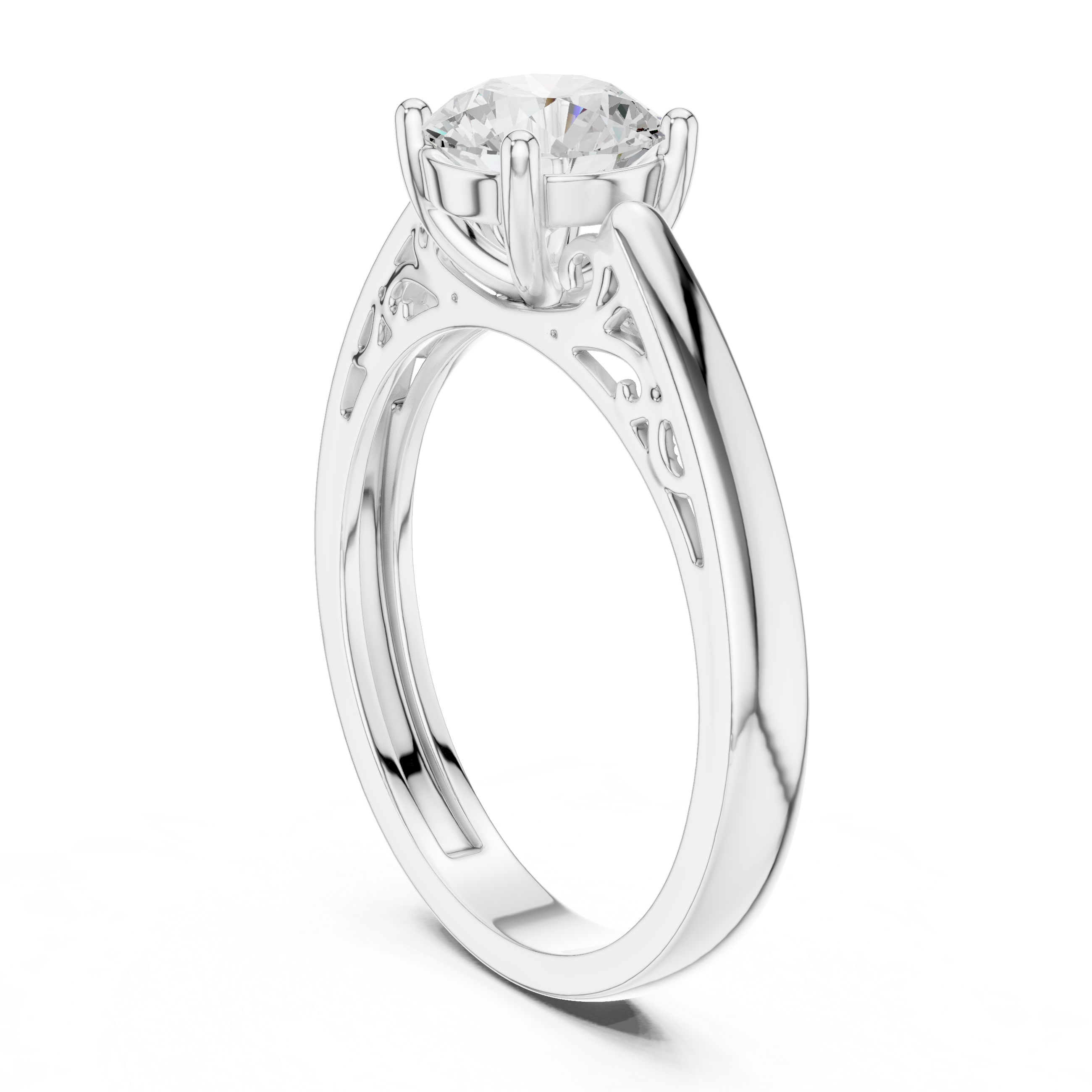 1.3 Carat Designer Moissanite Ring