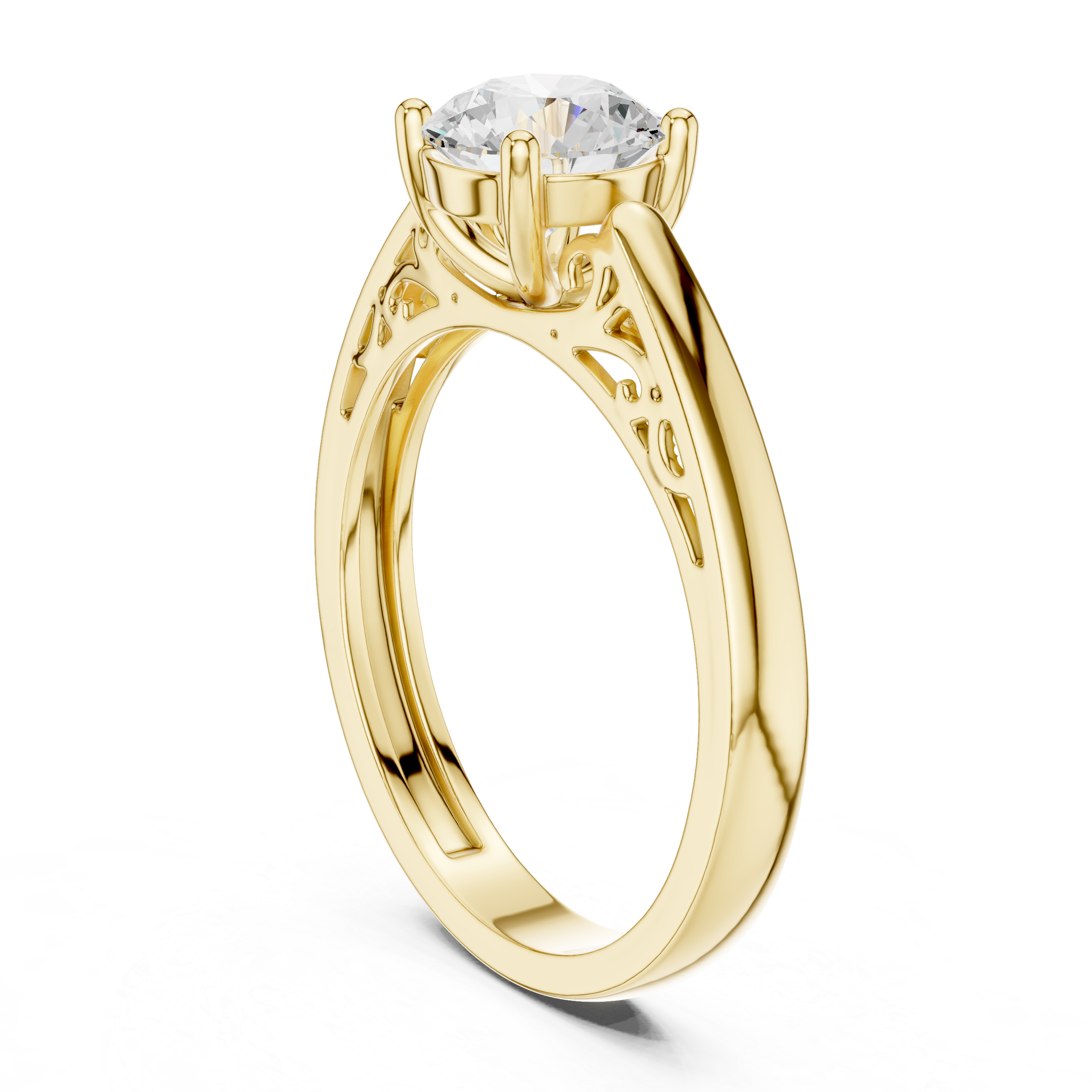 1.3 Carat Designer Moissanite Ring