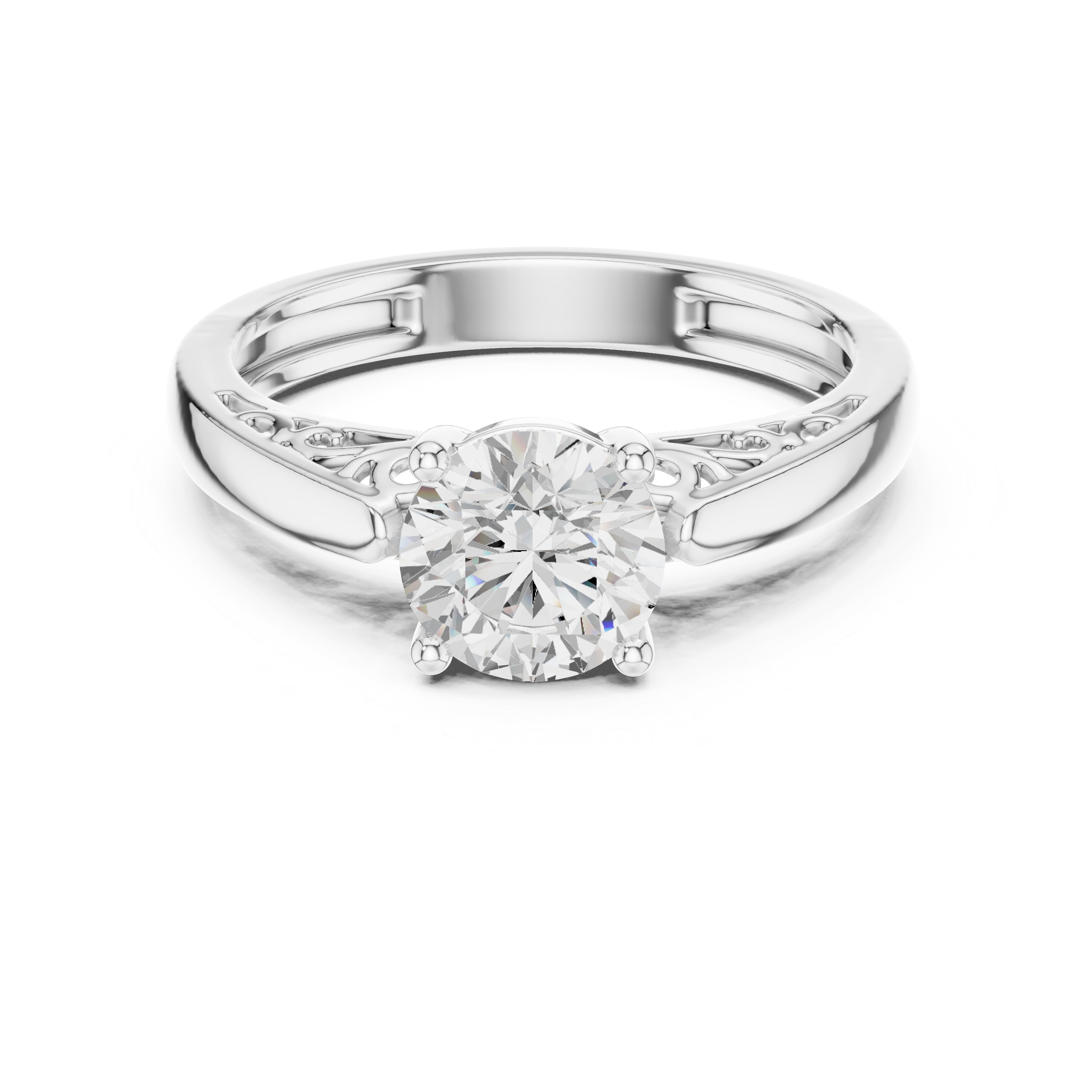 1.3 Carat Designer Moissanite Ring