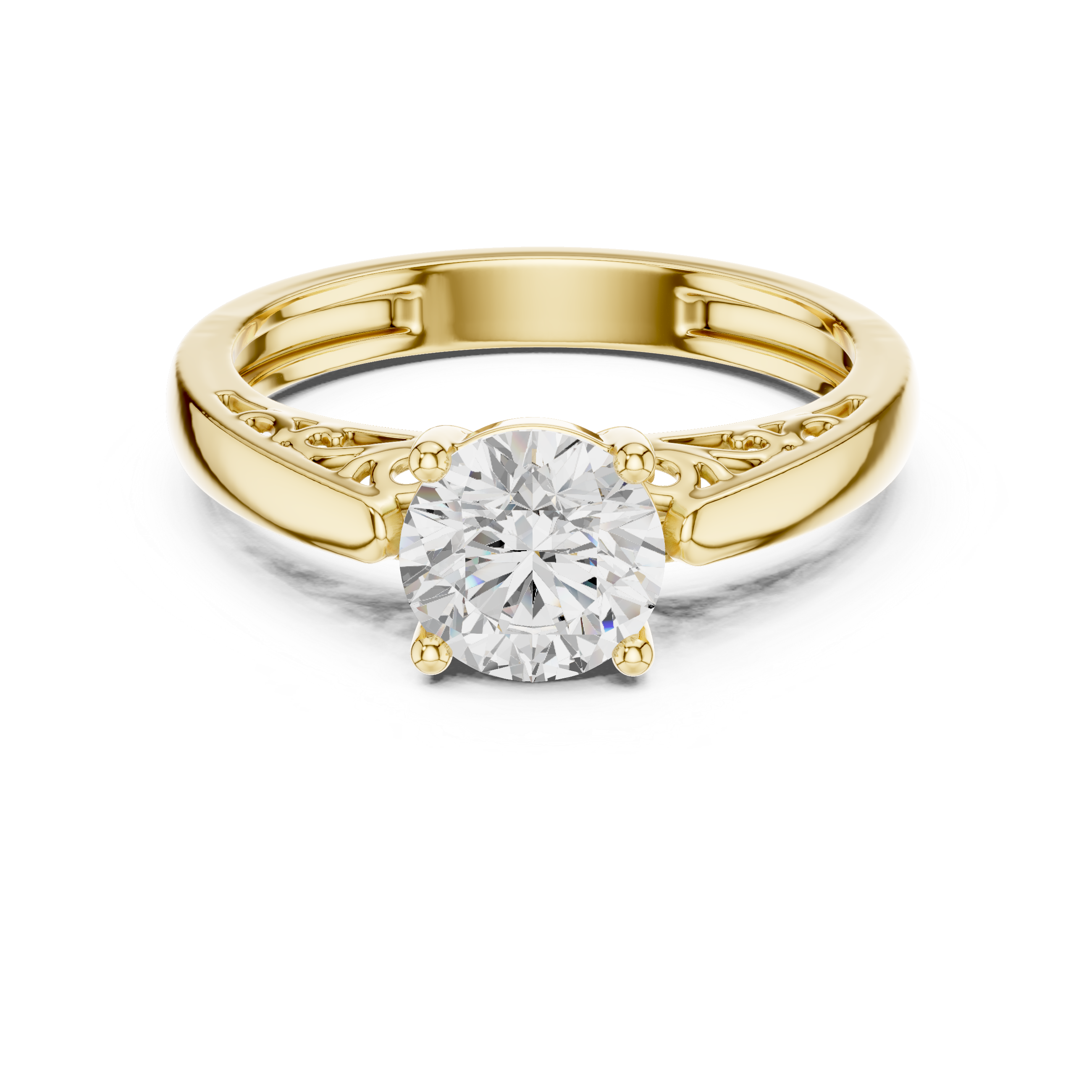 1.3 Carat Designer Moissanite Ring