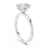 2.1 Carat Elegant Round Cut Moissanite Ring