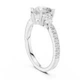 1.9 Carat Heart Cut Moissanite Ring