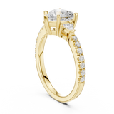 1.9 Carat Heart Cut Moissanite Ring