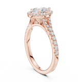 1.3 Carat Vintage Inspired Moissanite Ring