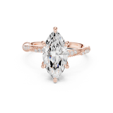 2.5 Carat Exquisite Marquise Cut Moissanite Ring