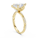 2.5 Carat Exquisite Marquise Cut Moissanite Ring
