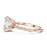 2.7 Carat Elegant Oval Cut Moissanite Ring