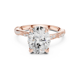 2.7 Carat Elegant Oval Cut Moissanite Ring
