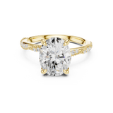 2.7 Carat Elegant Oval Cut Moissanite Ring