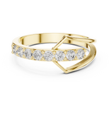 2.5 mm & 8.16 mm Designer Moissanite Ring
