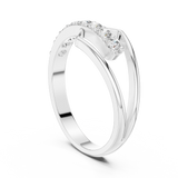 2.5 mm & 8.16 mm Designer Moissanite Ring