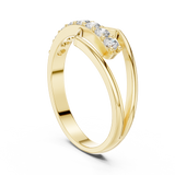 2.5 mm & 8.16 mm Designer Moissanite Ring